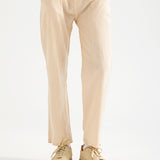 BAGGY FIT LINEN TROUSER