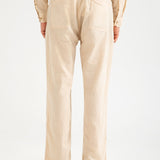 BAGGY FIT LINEN TROUSER