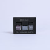 STEEL & SMOKE LACQUER COLLECTION (PACK OF 3)