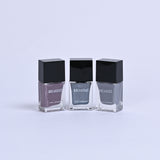 STEEL & SMOKE LACQUER COLLECTION (PACK OF 3)