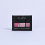 BERRY BLUSH LACQUER COLLECTION (PACK OF 3)