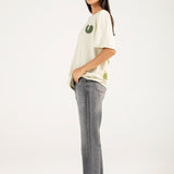 TOWEL EMBROIDERY GRAPHIC TEE