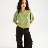 DISTRESSED BOXY TEE