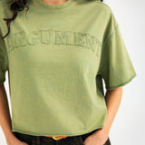 DISTRESSED BOXY TEE