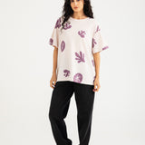 TEXTURED OVERSIZED TEE