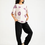 TEXTURED OVERSIZED TEE