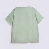 TEXTURED OVERSIZED TEE