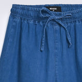 DENIM WITH ELASTICATED WAIST