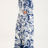 PRINTED SATIN TROUSER
