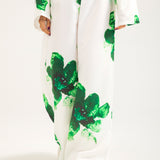PRINTED SATIN TROUSER