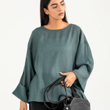 JACQUARD OVERSIZED TOP