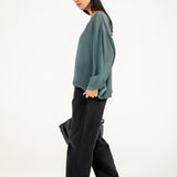 JACQUARD OVERSIZED TOP