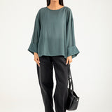 JACQUARD OVERSIZED TOP
