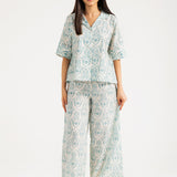 PRINTED BUTTON DOWN SHIRT