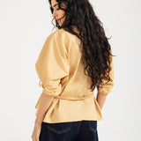 TOP WITH SLEEVE DETAIL