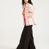 CHECKERED BUTTON DOWN SHIRT