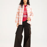CHECKERED BUTTON DOWN SHIRT