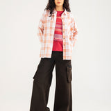 CHECKERED BUTTON DOWN SHIRT