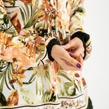 PRINTED PEPLUM TOP