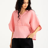 TEXTURED KIMONO TOP