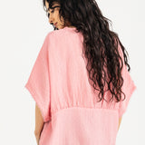 TEXTURED KIMONO TOP