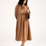 LONG DRESS WITH LACE DETAILS
