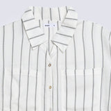 STRIPED BUTTON DOWN SHIRT