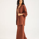 OVERSIZED LINEN SHIRT