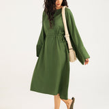 DRESS WITH WAIST DETAIL