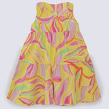 GIRLS PRINTED JUMP SUIT DRESS