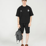 TEXTURED BOXY FIT GRAPHIC TEE