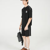 TEXTURED BOXY FIT GRAPHIC TEE