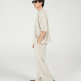 BOXY FIT TEXTURED HENLEY