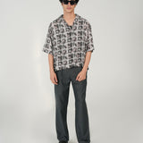 BOXY FIT RESORT COLLAR SHIRT