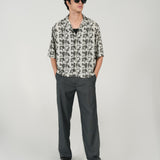 BOXY FIT RESORT COLLAR SHIRT