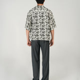 BOXY FIT RESORT COLLAR SHIRT