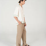 BAGGY FIT RESORT COLLAR PRINTED SHIRT