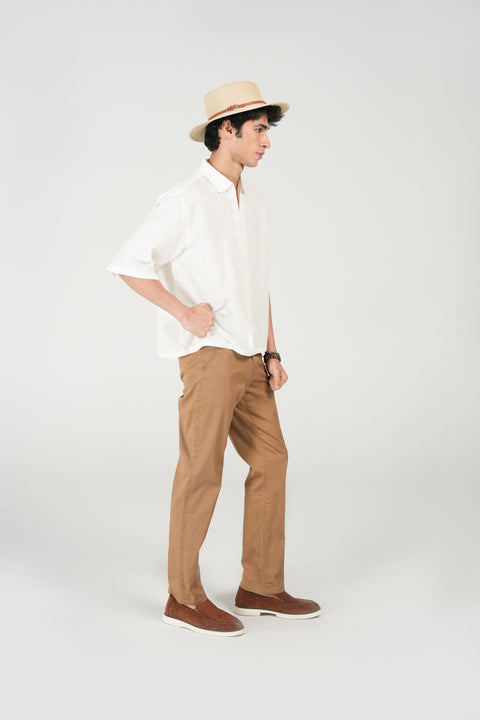 BOXY FIT LINEN SHIRT