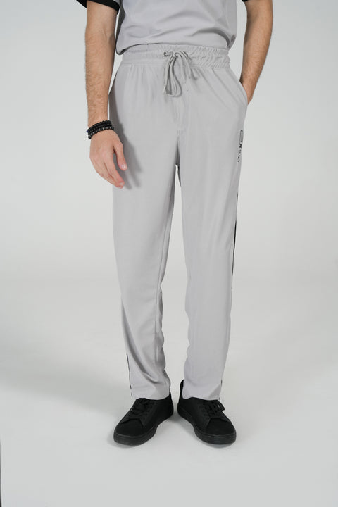 KNIT TROUSER WITH CONTRASTING STRIPES