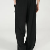 BAGGY FIT TEXTURED TROUSER