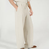 BAGGY FIT TEXTURED TROUSER