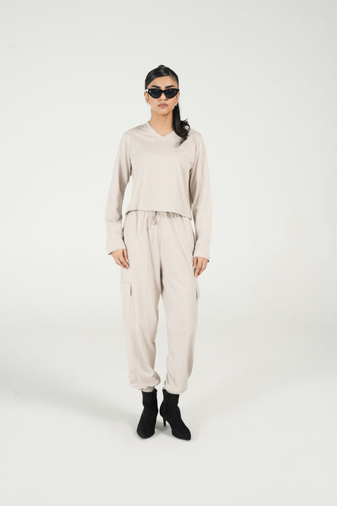 CROPPED FULL SLEEVE T-SHIRT