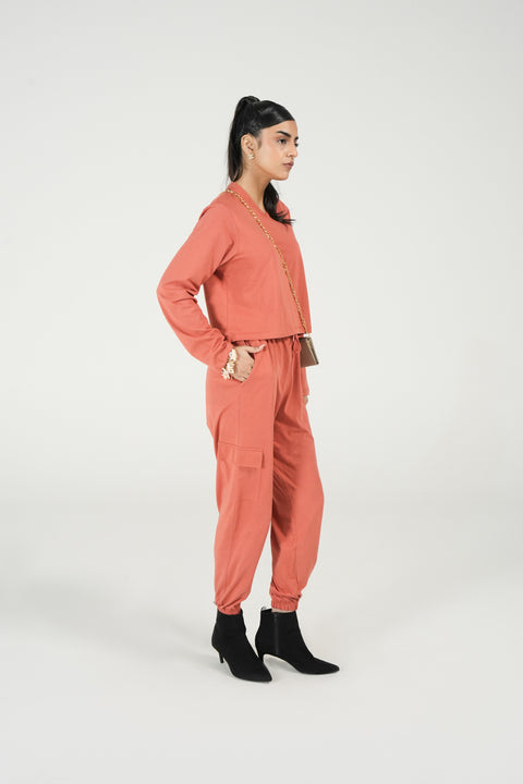 CROPPED FULL SLEEVE T-SHIRT