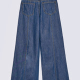 MEGA WIDE DENIM WITH SEAM DETAIL