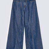 MEGA WIDE DENIM WITH SEAM DETAIL