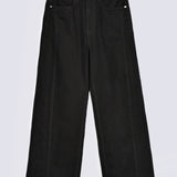 WIDE LEG DENIM WITH SEAM DETAIL