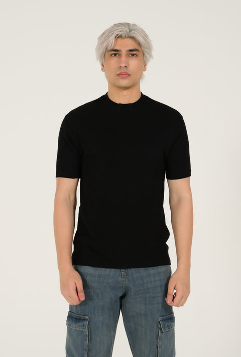TEXTURED MODAL TEE
