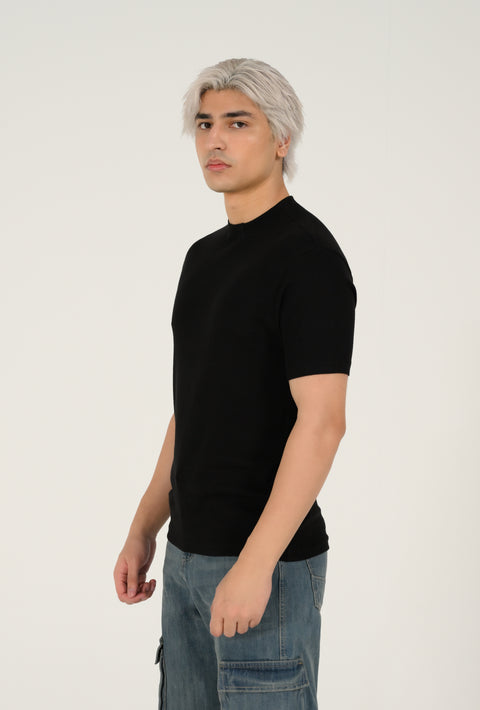 TEXTURED MODAL TEE