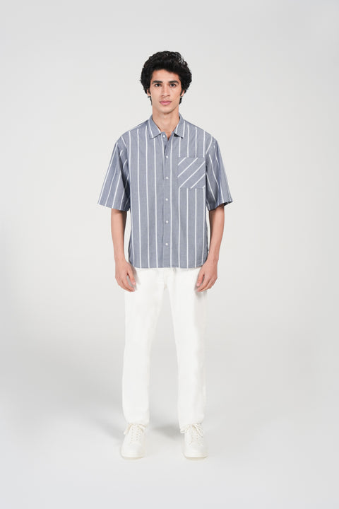 BAGGY FIT STRIPED SHIRT