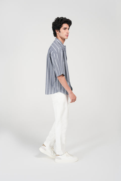 BAGGY FIT STRIPED SHIRT